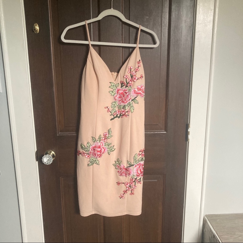 AKIRA pink floral dress - worn once